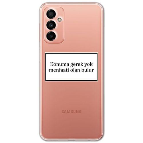 Galaxy M23 Kılıf HD Yazı Baskılı Silikon Arka Kapak - Yazı 6