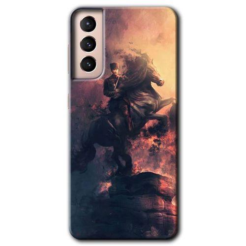 Galaxy S21 Plus Kılıf HD Desen Baskılı Arka Kapak - Atatürk Portre