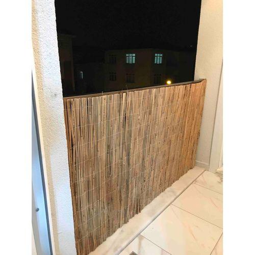 özgazi 90 Cm X 6 Metre Doğal Kamış Hasır Balkon Çiti