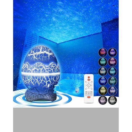 Yıldızlı Gökyüzü Dinozor Yumurta Projektör –  Ayarlanabilir Parlaklık Ve Hız