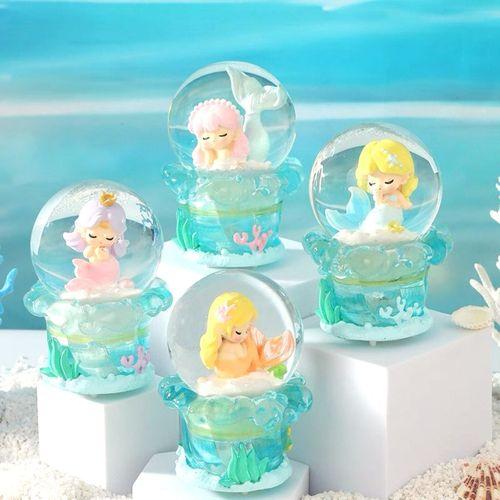 Mini Kar Küresi Deniz Kızı