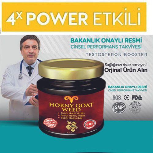 Horny Goad Weed Azgın Keçi Otu Macunu 230gr + Delay Mendil Hediye 2 adet