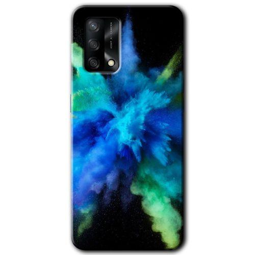 Oppo A54 Kılıf Baskılı Kapak - Karışım 1 +Tam Kaplayan Mat Seramik