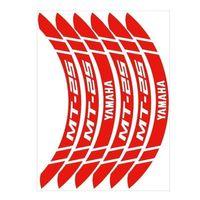 YAMAHA Yamaha Reflektör Kırmızı Geniş Mt-25 Uyumlu 1 Set Jant Şeridi