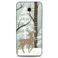 Samsung Galaxy J4 Plus Kılıf Snowix (22) Tam Koruma Kılıfı Açık Kahve