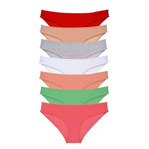 7 Adet Süper Eko Set Likralı Kadın Slip Külot Set 8