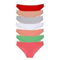 7 Adet Süper Eko Set Likralı Kadın Slip Külot Set 8