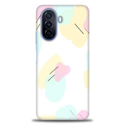Tecno Spark 8C Kılıf HD Baskılı Kılıf - Renkler Çubuklar + Tam Ekran Koruyucu