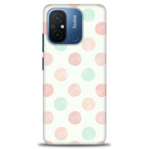 Xiaomi Redmi 12C Kılıf HD Baskılı Kılıf - Blue Pink + Tam Ekran Koruyucu