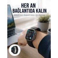 Amoled Akıllı Saat 49mm Bluetooth Arama Spor Ve Sağlık Yeni Nesil