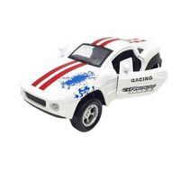 Mustang Çek Bırak Spor Araba - Işıklı Sesli Model - FY6148-12D-Beyaz