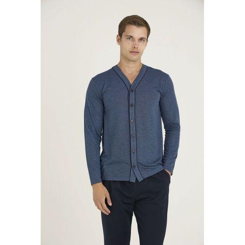 Kocabey 9225 Erkek V.yaka Boydan Düğmeli Pijama Takım