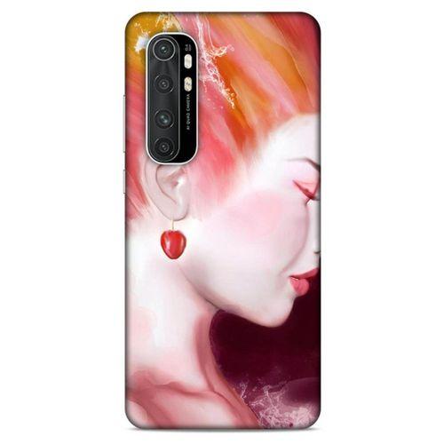 Xiaomi Mi Note 10 Lite Uyumlu Kılıf Pembe Delisi (26) Tpu Silikon Kılıf Kiraz