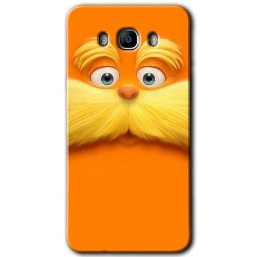 Samsung Galaxy J7 2016 Kılıf HD Desen Baskılı Arka Kapak + Temperli Cam - Garfield