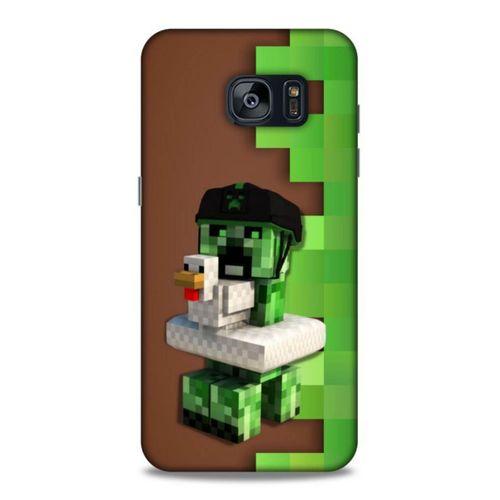 Lopard Samsung Galaxy S7 Edge Uyumlu Kılıf PiXel (35) Fit Design Kılıf Creeper