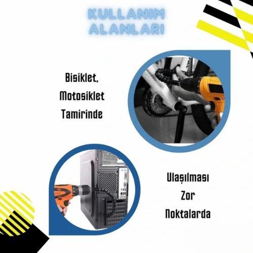 Esnek Şaftlı Tornavida Ucu Seti