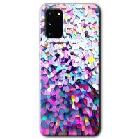 Samsung Galaxy S20 HD Baskılı Kılıf + 9D Tam Ekran Koruyucu - Mosaic Fragments Colorfull