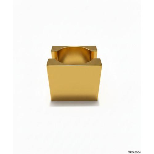 Gold Harf Şeklinde Mini Dekoratif Saksı Kişiye Özel Baş Harf Tasarım Masaüstü Ofis Dekoru 7 Cm