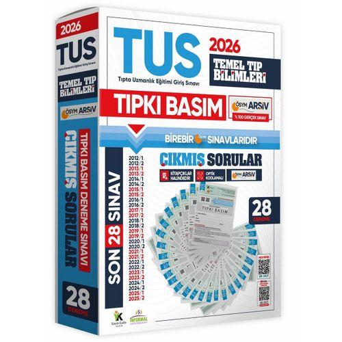 2026 TUS Temel Tıp Bilimleri ÖSYM Çıkmış Soru Tıpkı Basım Son 14 Yıl 28li Deneme Kitapçığı
