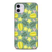 Frutix Carambola 01 Apple Iphone 11 Kılıf Desenli Silikon