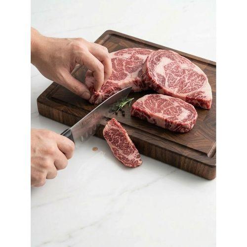 Sürbisa Sürmene 61070 Profesyonel Oluklu Şef Bıçağı 30 cm Paslanmaz Çelik Pimli Saplı Aşçı Bıçağı