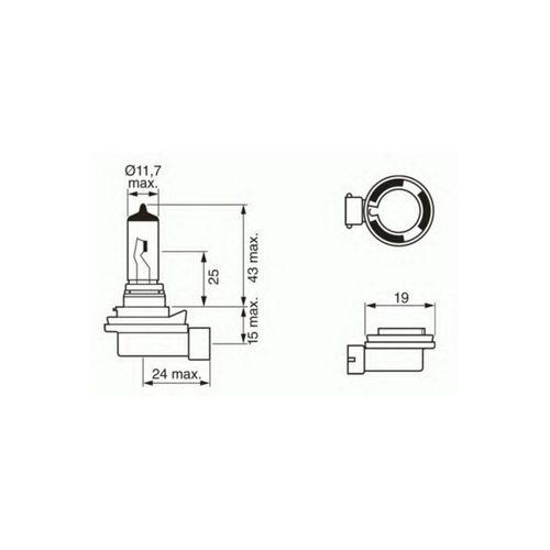 H8 Far Sis Ampülü 12v 35w Normal Işık 1987302805