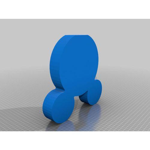 Kapı Süslü Mickey Rafı 3D Baskı (Bu ürün Sadece Plastik parçadır - Almadan Önce Soru Sorabilirsiniz)