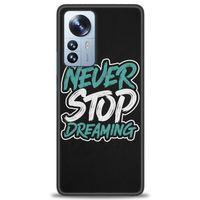 Xiaomi Mi 11 Ultra Kılıf HD Baskılı Kılıf - Never Stop Dreaming + Tam Ekran Koruyucu