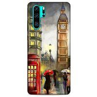 Huawei P30 Pro Kılıf Dünya Mimarisi (11) Tam Koruma Londra Saat Kulesi