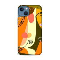 Apple iPhone 13 Mini Uyumlu Kılıf Face'X 48 Bumper Kılıf Karakalem