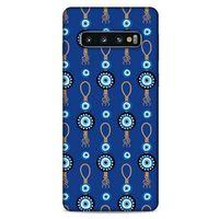 Nazarium (44) Desenli Silikon Kapak Samsung Galaxy S10 Kılıf