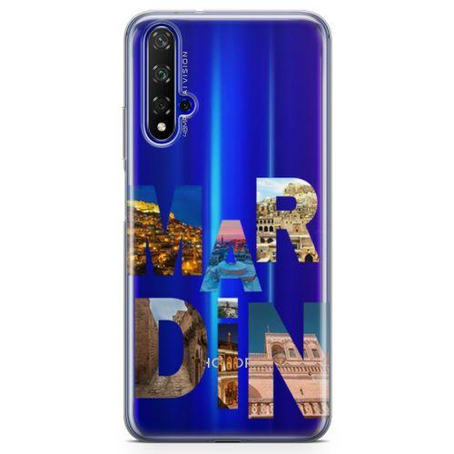 Honor View 20 Kılıf Mardin Gezi Arka Kapak Koruma Desenli Full Koruyucu