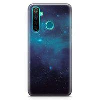 Oppo Realme 5 Pro Kılıf Uzayın Derinlikleri Arka Kapak Koruma Desenli Full Koruyucu