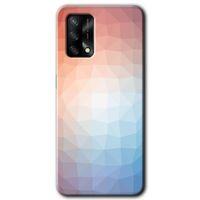 OPPO Oppo A74 Kılıf HD Desen Baskılı Arka Kapak - Polygon Graident 3