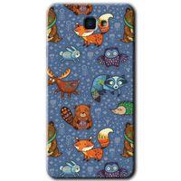 MRCİLETİSİM MRCİLETİSİM Samsung Galaxy J7 Prime Kılıf HD Desen Baskılı Arka Kapak + Temperli Cam - Animals Funny