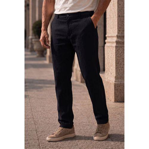 Sorrentino Relax Fit %100 Pamuk Flamlı Kumaş Erkek Jogger Pantolon - Siyah