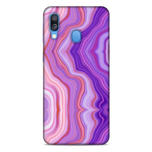 Mermer Desenli (46) Tema Core Armor Kılıf Lavanta Samsung Galaxy A40 Kılıf