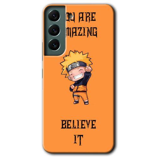 Samsung Galaxy S22 Plus HD Baskılı Kılıf + 9D Tam Ekran Koruyucu - Kendine İnan