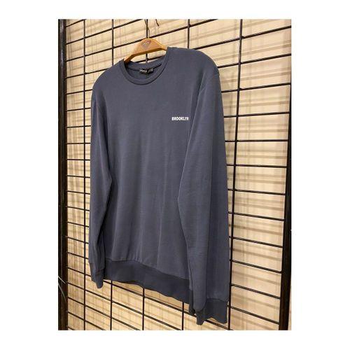 Süperlife Bisiklet Yaka Uzun Kollu Dar Kalıp İnce  Erkek Sweatshirt SPR2019K18