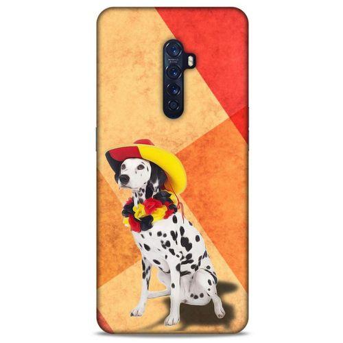Oppo Reno 2 Kılıf Köpek Kıyafetleri (19) Kılıfları Dalmaçyalı Şapka