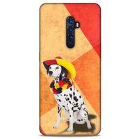 Oppo Reno 2 Kılıf Köpek Kıyafetleri (19) Kılıfları Dalmaçyalı Şapka