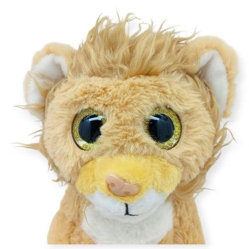 Peluş Cam Gözlü Hayvanlar 25 cm - Aslan