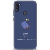 Samsung Galaxy M11 Kılıf HD Baskılı Kılıf - Quran + Tam Ekran Koruyucu