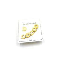 Çoklu Çelik Küpe - Altın