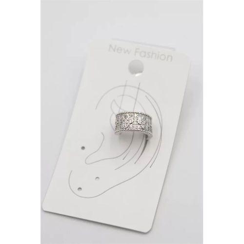 Taşlı Kıkırdak Küpe - Gümüş