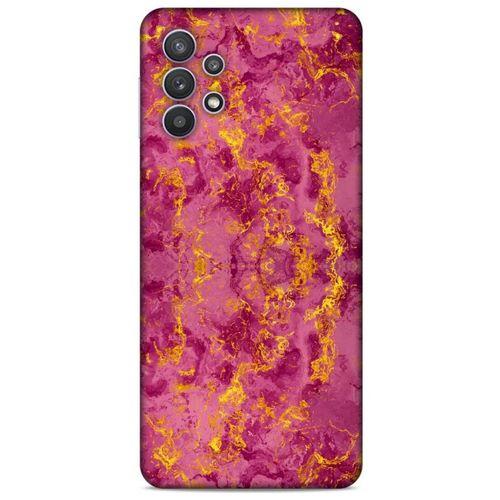 Lopard Samsung Galaxy A32 Uyumlu Kılıf Mermer Desenli (35) Fit Design Kılıf