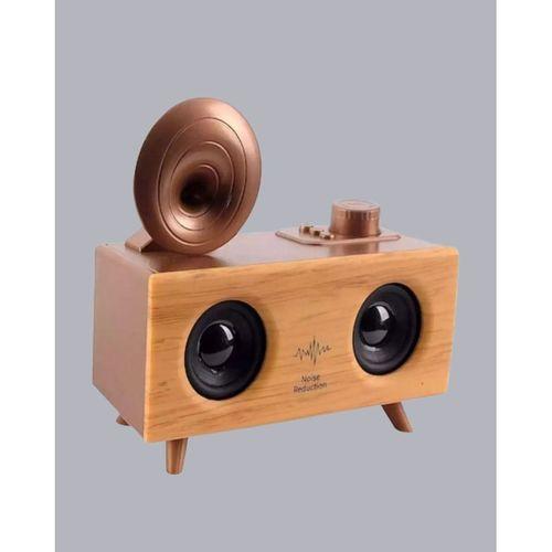 Gramafon Tasarımlı Bluetooth Hoparlör 3d Ses Teknolojili Çok Fonksiyonlu