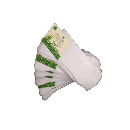 Eser Erkek  Beyaz Çift Taban Havlu Çorap