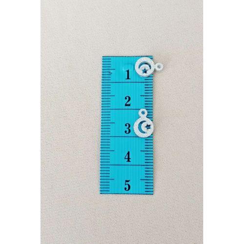 Oya Abiye Bileklik Kolye Pleksi Metalik Plastik Pul Gümüş Renk 24 gram 300 adet - BNC576