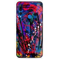 Lopard Huawei Y9 Prime 2019 Uyumlu Kılıf Soyut Sanat (46) Desenli Core Armor Kılıf